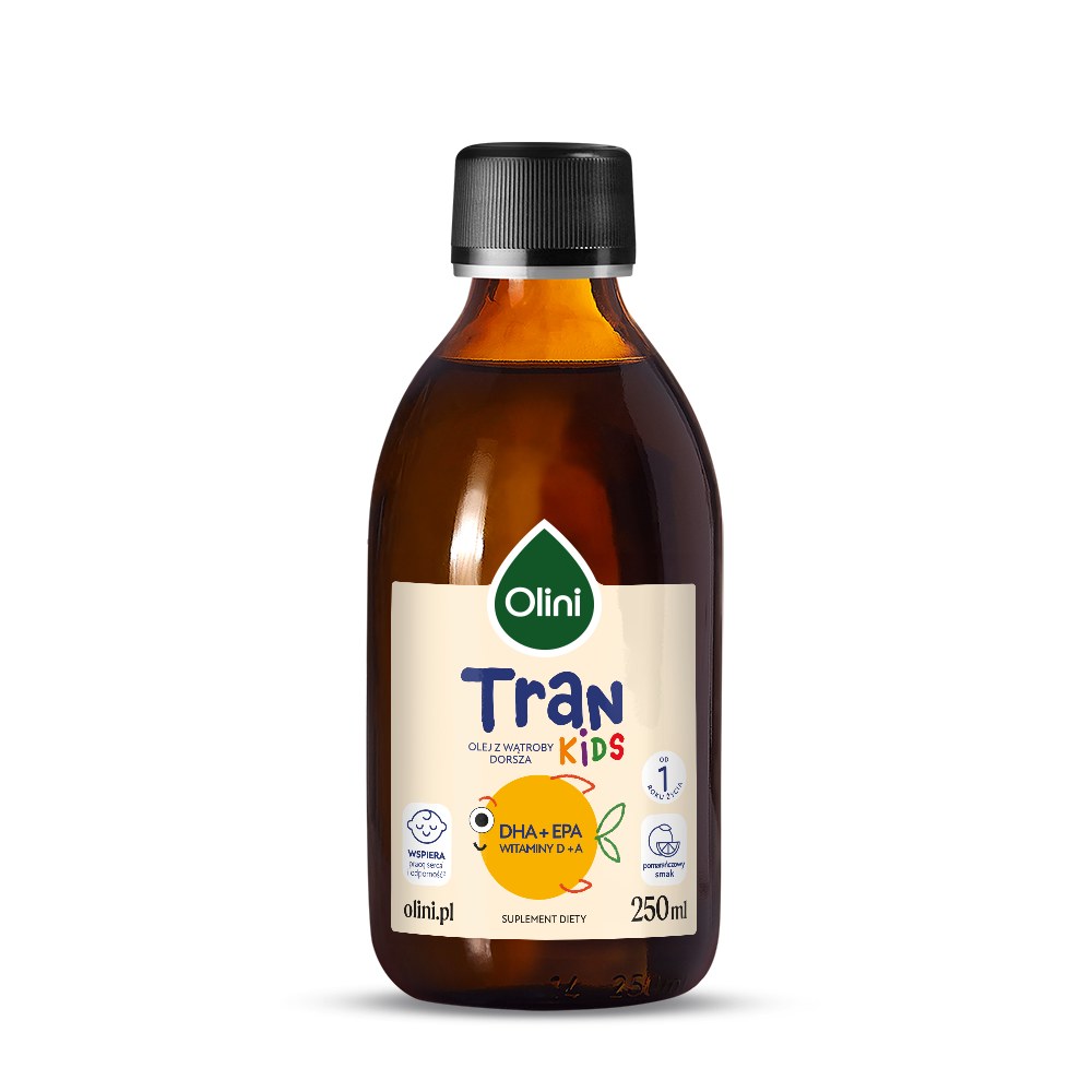 Tran o smaku pomarańczowym Olini